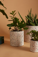 Terrazzo Natural Stone Pots By Accent Decor