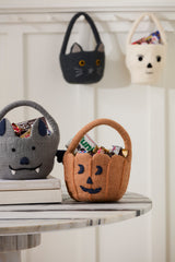 Tricks and Treats Felt Baskets By Accent Decor