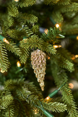 Twinkling Pinecone Ornament By Accent Decor