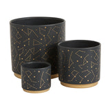 Universe Ceramic Pots By Accent Decor