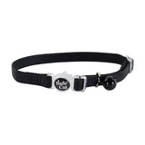 Safe Cat Adjustable Snag-Proof Breakaway Cat Collar - Black
