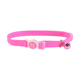 Safe Cat Adjustable Snag-Proof Breakaway Cat Collar - Neon Pink