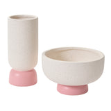 Valeria Speckled Textured Compote By Accent Decor