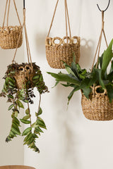 Verse Hanging Woven Natural Fibers Baskets By Accent Decor