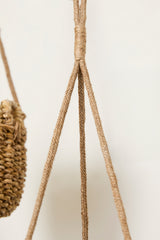 Verse Hanging Woven Natural Fibers Baskets By Accent Decor