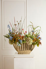 Vivien Footed Metal Vases By Accent Decor