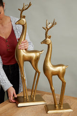 Vixen Reindeer Metal Decorative Figurines By Accent Decor