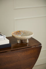 Walden Reactive Glaze Speckled Bowl By Accent Decor