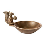 Walnut Metal Bowl By Accent Decor