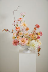 Oscar White Cast Aluminum Floral Centerpiece Bowls By Accent Decor - 11.5" x 6" - Image 5