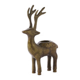 Winter Deer Candleholder By Accent Decor