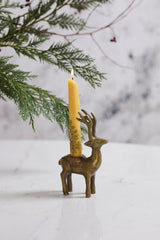 Winter Deer Candleholder By Accent Decor