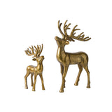 Winter Deer Decorative Figurines By Accent Decor
