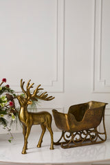 Winter Deer Decorative Figurines By Accent Decor