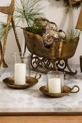 Winter Warmth Metal Candleholders By Accent Decor