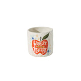 World's Best Teacher Pot By Accent Decor