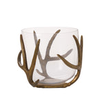 Wrapped Antler Metal Vase By Accent Decor