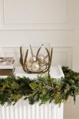 Wrapped Antler Metal Vase By Accent Decor