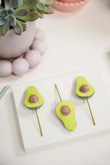 Yummy Ceramic Plant Sticks (Set of 3) By Accent Decor