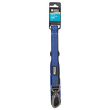 Guardian Gear Reflective Double-Handle Dog Leash, 6 ft - Blue