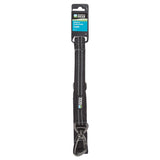 Guardian Gear Reflective Double-Handle Dog Leash, 6 ft - Black