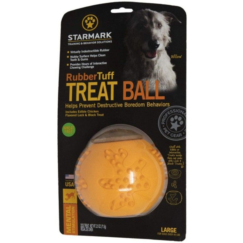 Starmark RubberTuff Treat Ball