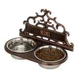 Whitehall Personalized Wall Pet Bowl Feeder