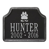 Whitehall My Pal Dog Memorial Personalized Lawn Plaque (14 Styles Available)