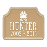 Whitehall My Pal Dog Memorial Personalized Lawn Plaque (14 Styles Available)
