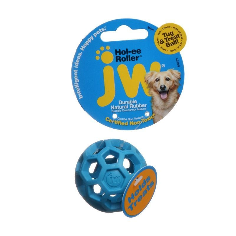 JW Pet Hol-Ee Roller Rubber Dog Toy