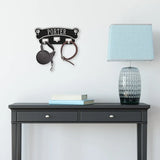 Whitehall Dog Bone Personalized Wall Sign with Leash Hooks