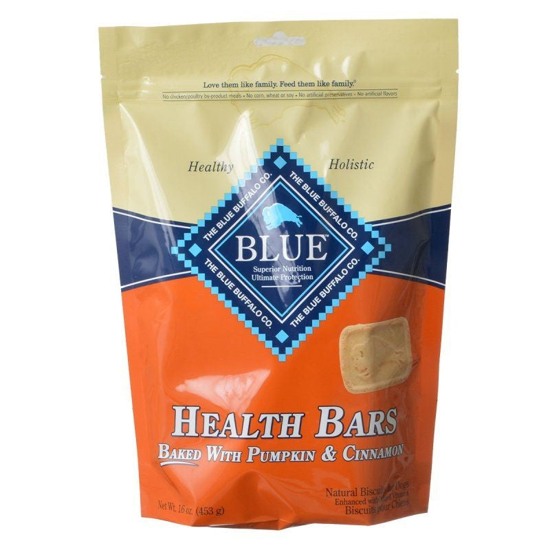 Blue Buffalo Health Bars Dog Biscuits - Baked with Pumpkin & Cinnamon - 16 oz