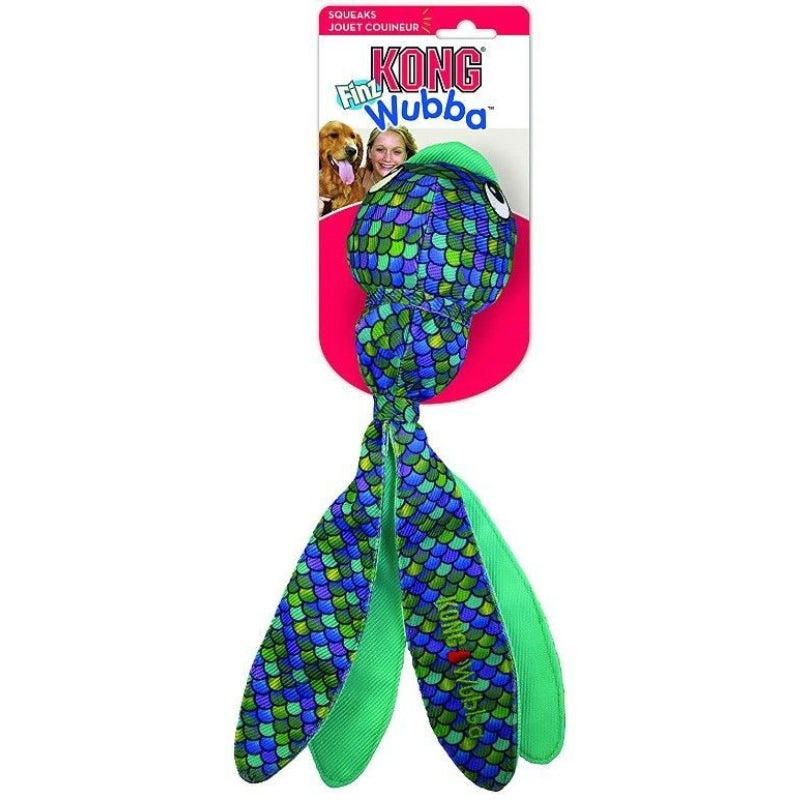 KONG Wubba Finz Dog Toy (Multiple Colors & Sizes Available)