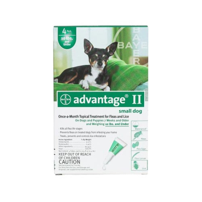 Bayer Advantage Flea Control for Dogs and Puppies Under 10 lbs
