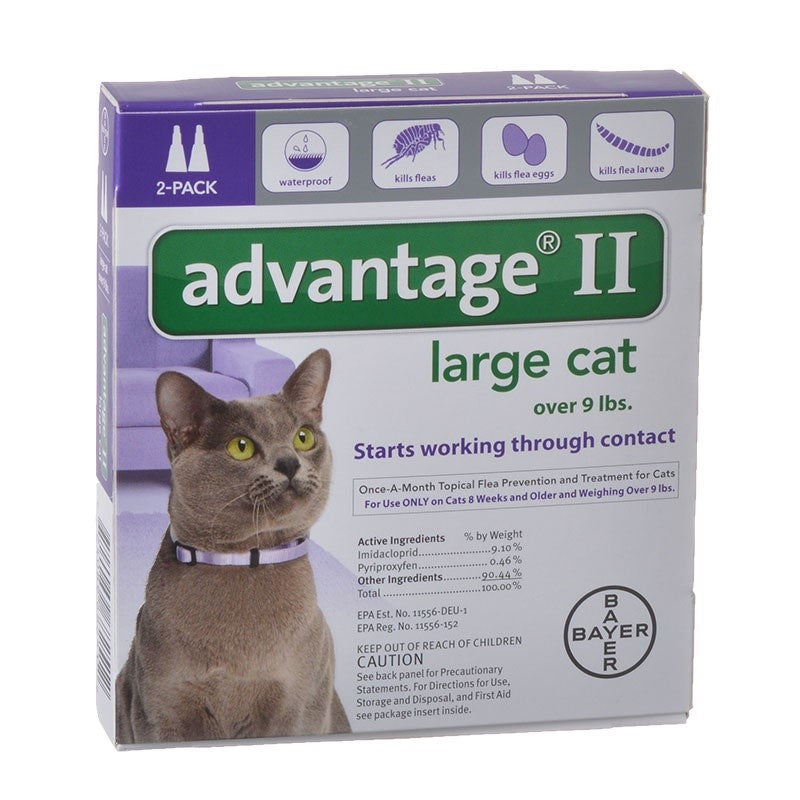 Bayer Advantage Flea Control for Cats and Kittens Over 9 lbs