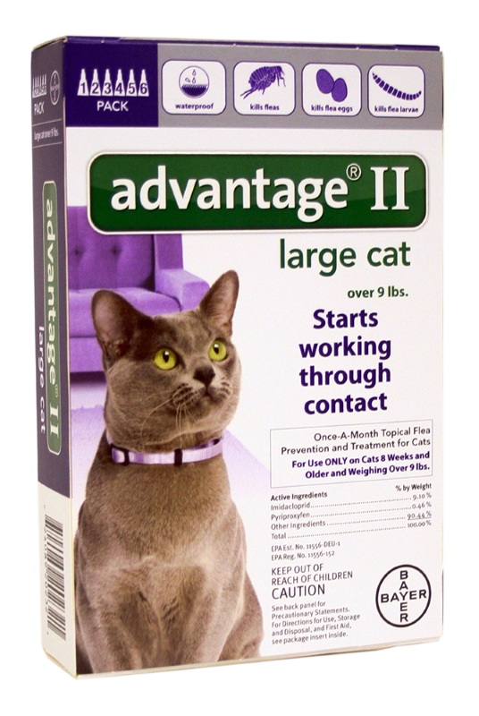 Bayer Advantage Flea Control for Cats and Kittens Over 9 lbs