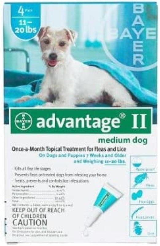 Bayer Advantage Flea Control for Dogs And Puppies 11-20 lbs