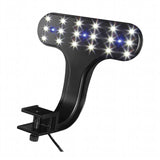 Aqueon Fish Tank Clip-On LED Lights Black 8" x 7" x 4.75"