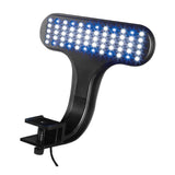 Aqueon Fish Tank Clip-On LED Lights Black 8" x 7" x 4.75"