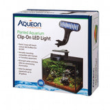 Aqueon Fish Tank Clip-On LED Lights Black 8" x 7" x 4.75"