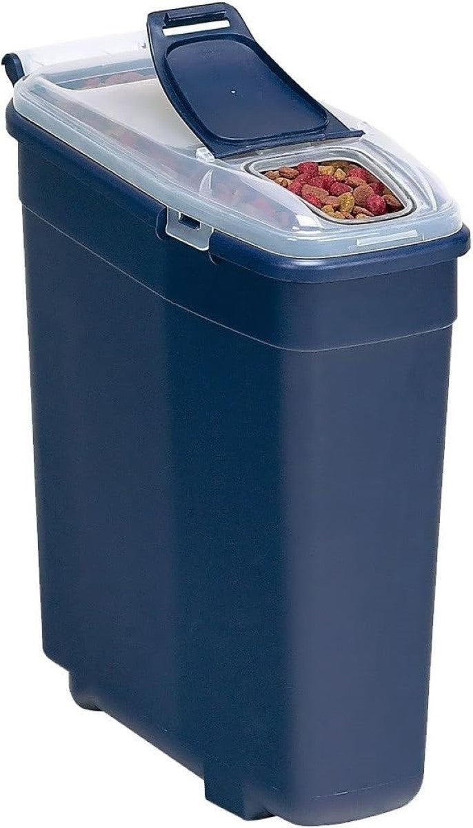 Bergan Pet Food Smart Stackable Storage Container, Blue - 3 Sizes Available