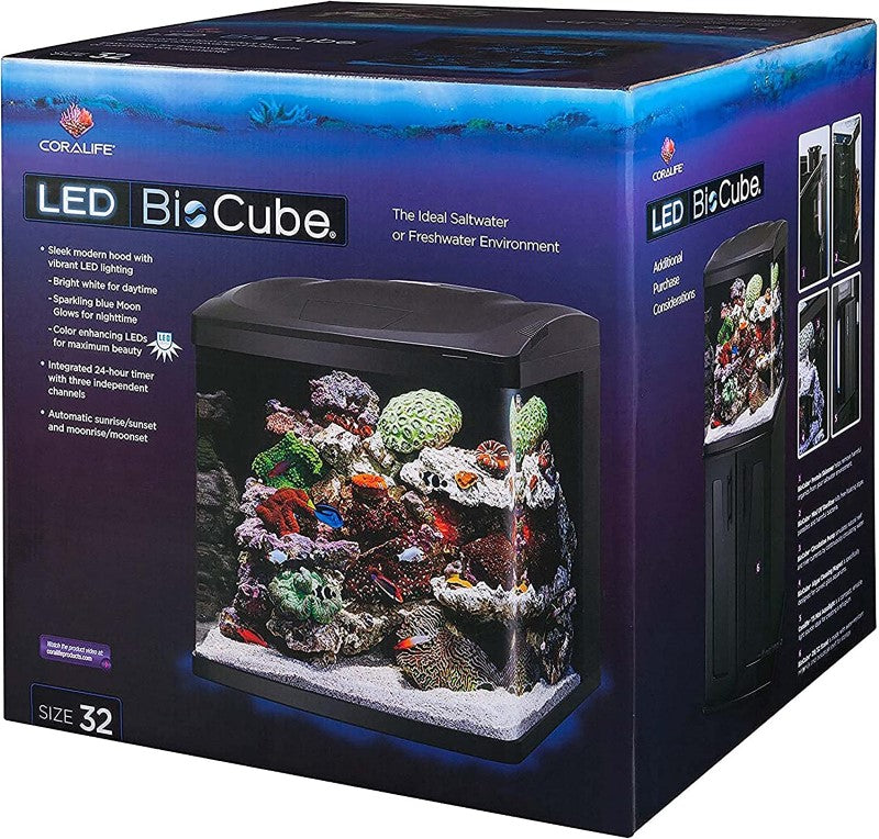 Coralife LED BioCube Aquarium Kit, 16 Gal or 32 Gal