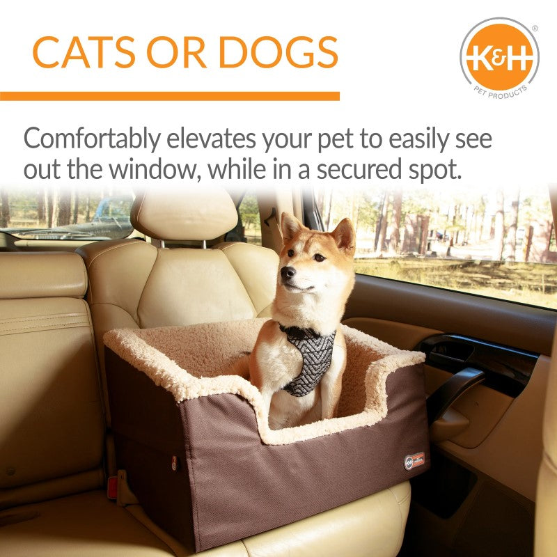 K&H Pet Products Bucket Booster Pet Seat Collapsible Rectangle (Heated or Unheated)