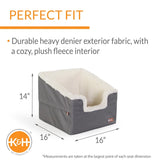 K&H Pet Products Bucket Booster Pet Seat Collapsible Rectangle (Heated or Unheated)