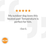 K&H Pet Products Deluxe Lectro-Soft Outdoor Heated Pet Bed