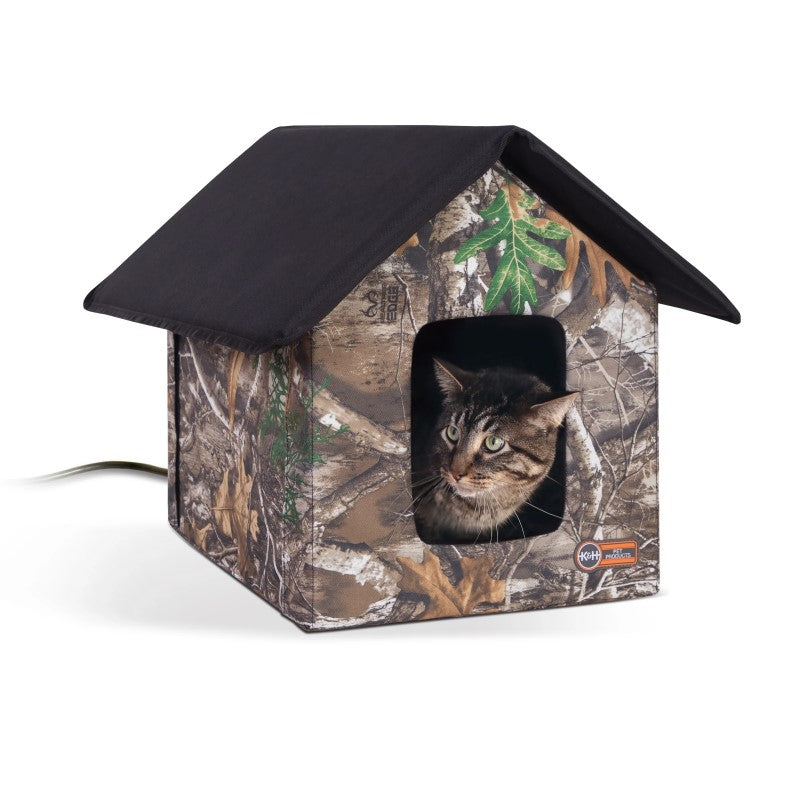 K&H Pet Products Realtree Thermo Outdoor Kitty House (Heated or Unheated)