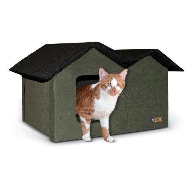 K&H Pet Products (Heated or Unheated) Outdoor Kitty House