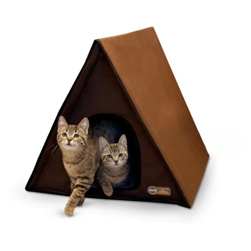 K&H Pet Products Outdoor Multiple Kitty A-Frame (Heated or Unheated)