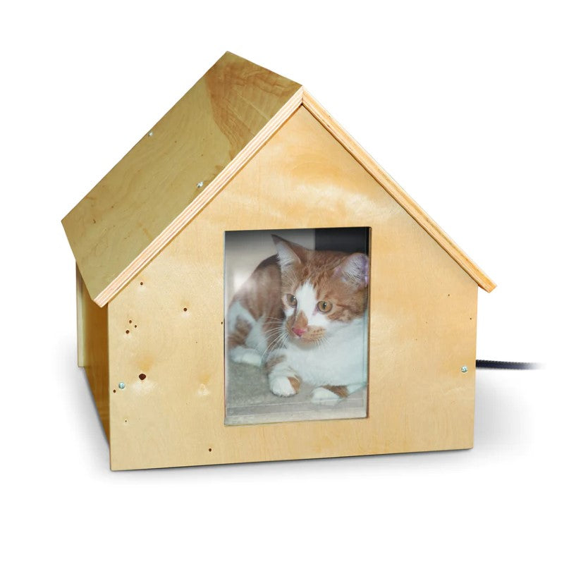 K&H Pet Products Birdwood Manor Thermo-Kitty House (Heated or Unheated)