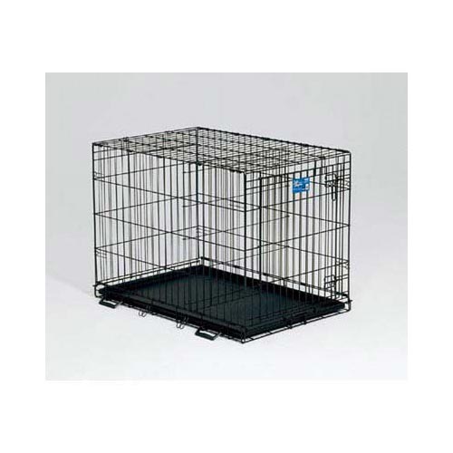 Midwest Life Stages Single or Double Door Dog Crate Black